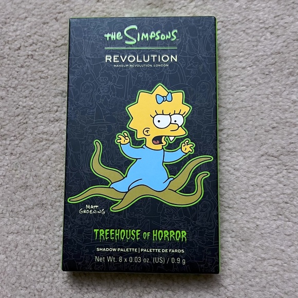 Makeup Revolution X The Simpsons Treehouse Horror Alien Maggie Eyeshadow Palette - Picture 1 of 1